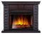 Комплект электрокаминов с искусственным камнем Electrolux EFP/P-3320RLS с порталом Firelight Porto 30 сланец черный, венге M138814 - фото 4743494