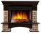 Комплект электрокаминов с искусственным камнем Electrolux EFP/P-3320RLS с порталом Firelight Forte Wood 30 камень тем., шпон венге M227523 - фото 4743532