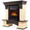 Комплект электрокаминов с искусственным камнем Electrolux EFP/P-1020LS с порталом Firelight Forte Classic камень бежевый, венге M134360 - фото 4744024
