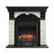 Комплект электрокаминов с искусственным камнем Royal Flame Dublin арочный сланец белый с очагом Fobos (Венге) M51342 - фото 4744057