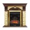 Комплект электрокаминов с искусственным камнем Royal Flame Dublin арочный сланец с очагом Majestic Black/Brass (Темный дуб) M51339 - фото 4744093
