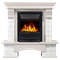 Комплект электрокаминов с искусственным камнем Electrolux EFP/P-1020LS с порталом Firelight Forte Classic камень белый, беленый дуб M134367 - фото 4744355