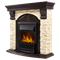 Комплект электрокаминов с искусственным камнем Electrolux EFP/P-1020LS с порталом Firelight Torre Classic камень слоновая кость, венге M134379 - фото 4744541