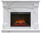 Пристенный электрокамин Real-Flame Carolina Marble 25,5/24 WT с очагом Sparta 25,5 LED M181645 - фото 4744877