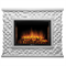 Пристенный электрокамин Electrolux EFP/P-3020LS с порталом Firelight Quadro 30 песчаник античный белый/белая эмаль M131166 - фото 4744918