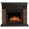 Пристенный электрокамин Electrolux EFP/P-2720RLS с порталом Firelight Bricks WOOD 25 камень темный, шпон венге M134442 - фото 4744988