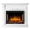 Пристенный электрокамин Electrolux EFP/P-3320RLS с порталом Firelight Barocco 30 белый M138786 - фото 4745028