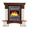 Пристенный электрокамин Electrolux EFP/P-1020LS с порталом Firelight Forte Wood Classic каменный дуб коричневый, шпон темный дуб M138792 - фото 4745029