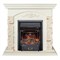 Пристенный электрокамин Real-Flame Neapolis STD/EUG WT (WT- F612) с очагом Fobos s Lux BL/BR, Majestic s Lux BL/BR M193421 - фото 4745182