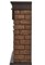 Пристенный электрокамин Electrolux EFP/P-1020LS с порталом Firelight Bricks Wood Classic камень темный, шпон венге M231663 - фото 4745503