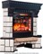 Каменный камин (портал+очаг) InterFlame Exter /Экстер угловой с очагом Panoramic 25 LED FX QZ M109902 - фото 4748288
