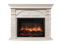 Угловой электрокамин Electrolux EFP/P-2520LS с порталом Firelight Torre 25U (угловой) камень белый, шпон белёный дуб M133027 - фото 4748447