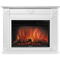Угловой электрокамин Electrolux EFP/P-2720RLS с порталом Firelight Frame 25U (угловой) шпон белый M134409 - фото 4749000