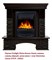 Классический портал для камина Firelight Pietra Nuovo Classic камень сланец чёрный, шпон венге M231360 - фото 4759092