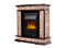 Классический портал для камина Firelight Scala Classic сланец скалистый Бурый/Тёмный дуб M63090 - фото 4759420