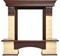 Классический портал для камина Firelight Forte Classic Бежевый/Тёмный дуб M51412 - фото 4759519
