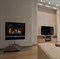 Встраиваемый газовый камин Karma ELEGANCE 77 Exclusive Slim line 15 silver M68759 - фото 4762654