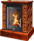 Дровяная печь ABX Helvetia EXclusive кафельный цоколь, коричневая M213883 - фото 4766226