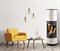 Дровяная печь THORMA DELIA Ceramic EXTRA, черная/керамика белая M201188 - фото 4767578