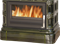 Дровяная печь ABX KARELIE P (10,5 кВт в воду) кафельный цоколь, зеленая M214284 - фото 4767852