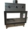 Фронтальная дровяная топка ECT Double 90x51/C 15 кВт, 900/510, туннель, футеровка чугун M203608 - фото 4769100
