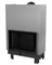Фронтальная дровяная топка Kratki MBO/G черная футеровка M213609 - фото 4769704
