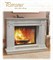 Облицовка для дровяных каминов DeMarco PERSEUS Carrara Light M18787 - фото 4770224