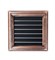 Вентиляционная решетка для камина Kratki Оскар медь с воздушной системой с жалюзи 17х17 17OMAIR M111859 - фото 4770735