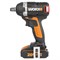 Гайковерт аккумуляторный WORX BL WX279, 20В, бесщеточный, 2Ач x2, кейс 608-069223 - фото 4892649