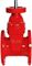 Задвижка клиновая REON RSV02RED Ду150 Ру16 с обрезиненным клином, фланцевая красная, корпус - чугун, уплотнение - EPDM, с голым штоком D040-07029 - фото 5363976