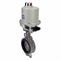 Затвор дисковый поворотный DN 316L-316L-EPDM Ду40 Ру16, корпус - нержавеющая сталь, диск - нержавеющая сталь, уплотнение - EPDM, с электроприводом ГЗ-ОФ-25/5,5К 380 В D050-01371 - фото 5395860