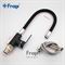 Смеситель для кухни FRAP 4042 гибкий излив чёрный T0010671 - фото 5407890