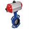 Затвор дисковый поворотный DN WBV1413E-2W-Fb Ду40 Ру16, корпус - чугун GGG50, диск - чугун GGG40, уплотнение - EPDM, с пневмоприводом DN DA-052 и пневмораспределителем 4M310-08 220В D050-16901 - фото 5412977