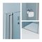 Душевое ограждение IDDIS Ray дверь распашная, глянцевый алюминиевый профиль, 90х195, RAY6CP9i69 T0045306 - фото 5447896