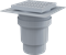 ALCA PLAST Сливной трап 150x150/110, подводка – прямая, решетка – серая, воротник – 2-х уровневая изоляция, гидрозатвор – мокрый, APV11 T0042147 - фото 5449562