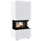 Готовый дровяной каминокомплект Kratki Home Easy Box белый с топкой NBC M130513 - фото 5562243