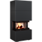 Готовый дровяной каминокомплект Kratki Home Easy Box черный с топкой NBC M130514 - фото 5562364