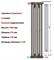 Стальной трубчатый радиатор 3-колончатый Zehnder Charleston 3180/06/1270/TL M178431 - фото 5640312