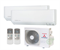 Мульти сплит-система на 2 комнаты Mitsubishi Heavy Free Match SCM40ZS-W/SKM20ZSP-W*2шт M25835 - фото 5738526
