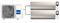 Мульти сплит-система на 2 комнаты Haier Flexis Super Match 2U40S2SM1FA/AS25S2SF2FA-G*2шт M223623 - фото 5738878