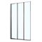 Шторка на ванну AZARIO PRESTON Шторка 3-х секционная, стекло прозр.4 мм, профиль хром 800*1500, AZ-NFC6433 800 T0061768 - фото 6094245
