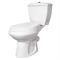 Унитаз компакт ОСКОЛЬСКАЯ КЕРАМИКА Элисса белый У Стандарт (монокороб), подвод нижний, выпуск косой, сиденье полипропилен, 43301110202 T0062331 - фото 6096492