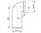 ALCA PLAST Колено для унитаза 90° A90-90 T0000401 - фото 6100598