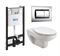 Комплект унитаз с инсталляцией ROCA 4 в 1 Mateo, 7.8931.0.001.0 T0022795 - фото 6101353