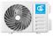 Настенный кондиционер QUATTROCLIMA Lanterna QV-LA12WAE/QN-LA12WAE M224789 - фото 6187447