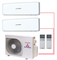 Мульти сплит-система на 2 комнаты Mitsubishi Heavy Free Match SCM40ZS-W/SKM20ZSP-W*2шт M25835 - фото 6204152