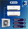 Мульти сплит-система на 2 комнаты TICA TIMS080CSREC/TMVW040ACB*2шт M224048 - фото 6204346